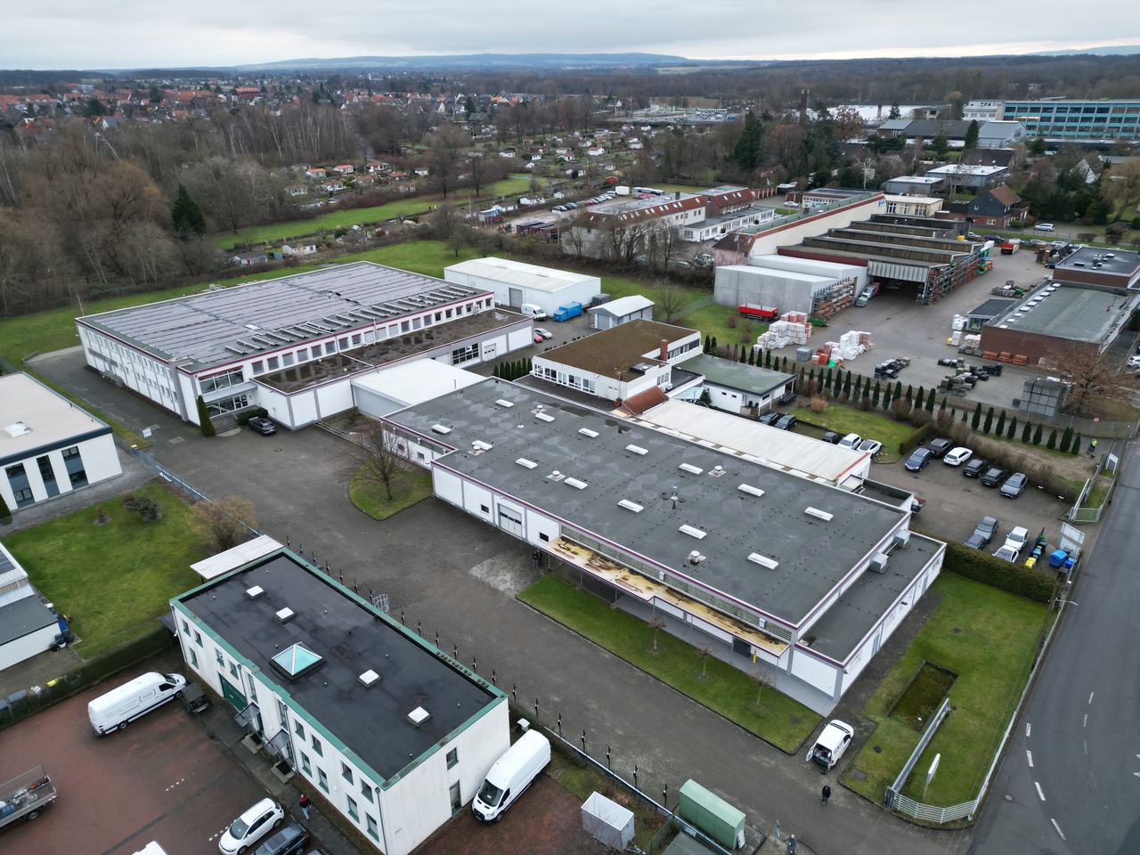 Teleplast Nord-West Luftaufnahme